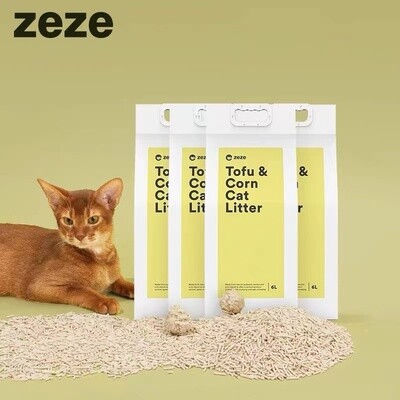 Zeze Tofu & Corn Cat Litter - 豆腐玉米猫砂