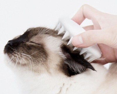 PETKIT Cat Brush and Massager white