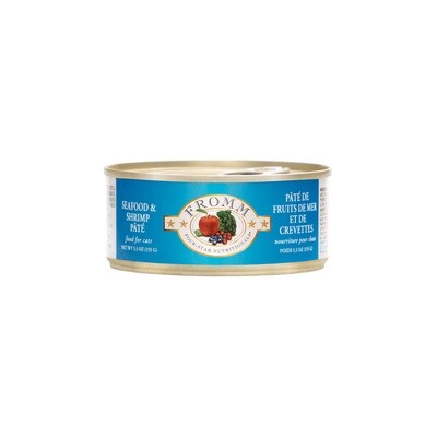 Fromm Four-Star Seafood and Shrimp Pate Cat Can Food-5.5oz 海鲜&虾猫罐头