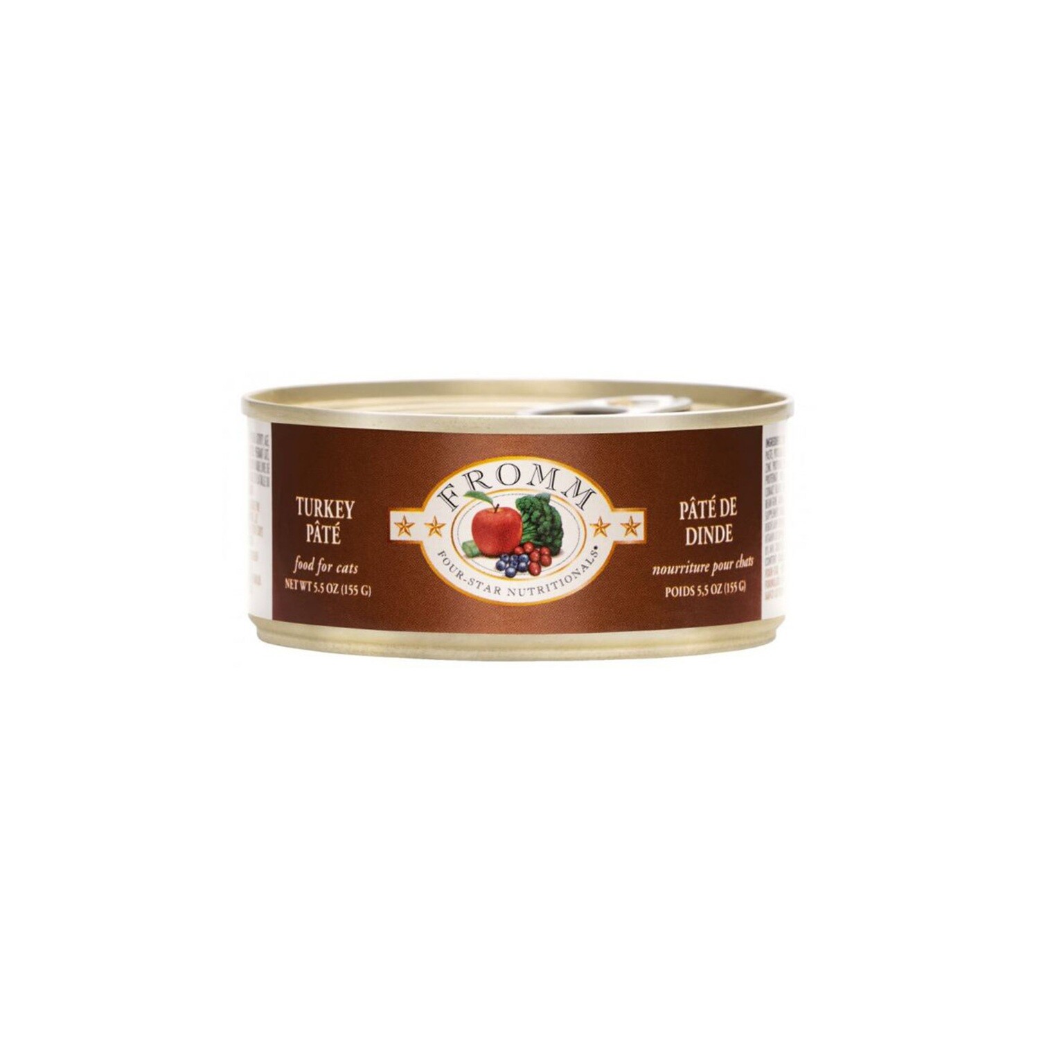 Fromm Four-Star Cat Can Food Turkey Pate-5.5oz