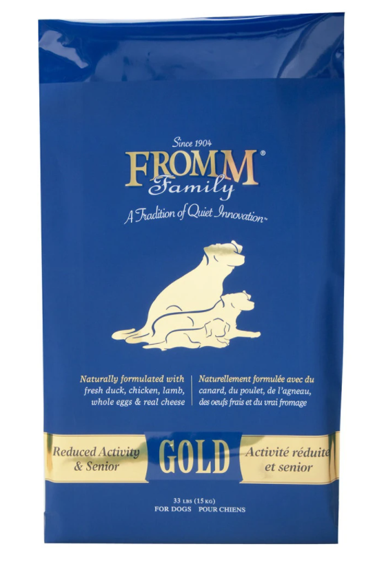 Fromm Gold Dark Blue & Gold Reduced Activity & Senior Dog Food