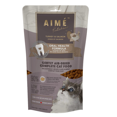 Aimé Kitchen Grain Free Turkey and Salmon Oral Health Cat Food - 火鸡三文鱼无谷物猫粮 (BB OCT 16 2022)