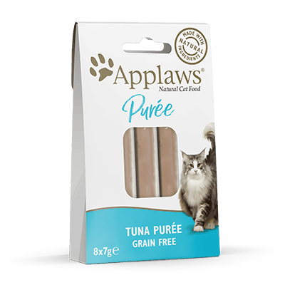 Applaws Cat - Tuna Multi Pk Purees Cat Treat-0.25oz x 8 - 金枪鱼果泥汤条猫零食