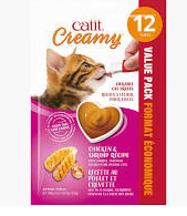 Catit Creamy Cat Treat Chicken and Shrimp Flavor - 鸡肉鲜虾猫条汤条