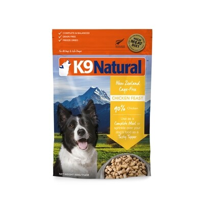 K9 Chicken Freeze Dried Dog food (BB 06 APR 2024)