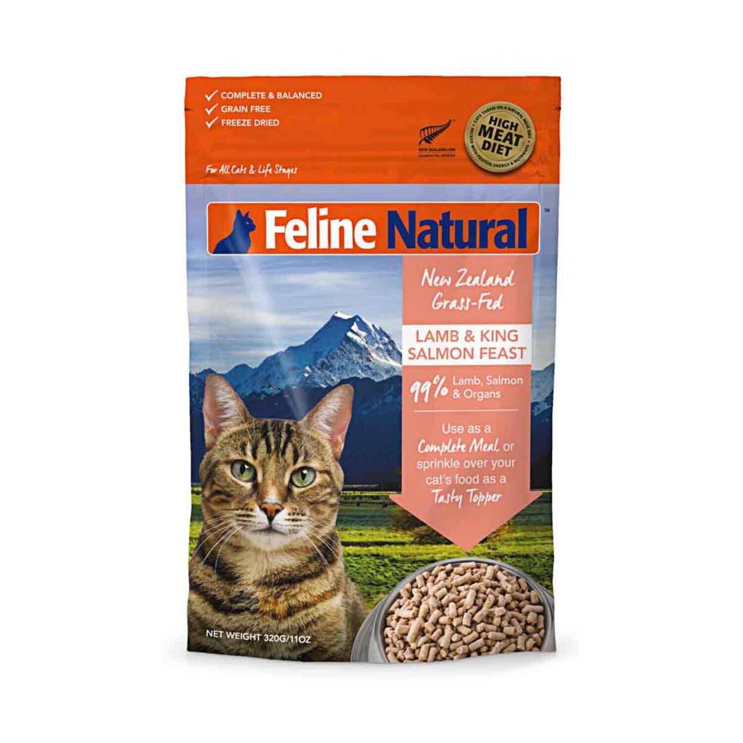 K9 Feline Lamb & Salmon Freeze Dried Cat Food