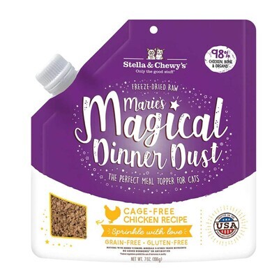 Stella & Chewy Marie's Dinner Dust Cage-free Chicken Freeze Dried For Cat - 7oz - 猫猫走地鸡冻干拌饭粉(BB DEC 31 2022)
