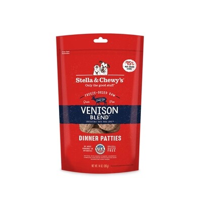 Stella & Chewy`s Venison Freeze-Dried Raw Dinner Patties for Dog (BB 02 MAY 2024)