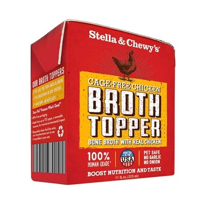 Stella & Chewy`s Broth Topper Cage-Free Chicken Broth for Dog