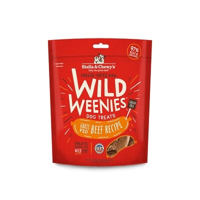 Stella & Chewy's Grass-Fed Beef Wild Weenies Freeze-Dried Dog Treats-3.25oz - 牛肉狗狗冻干零食 (BB JUL 11 2022)