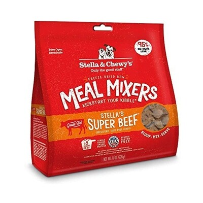 Stella & Chewy's Super Beef Freeze-Dried Meal Mixers For Dog-18oz - 狗狗牛肉冻干粒狗粮伴侣