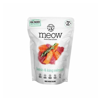 The NZ Natural  Meow Freeze-Dried Cat Food - Lamb & King Salmon