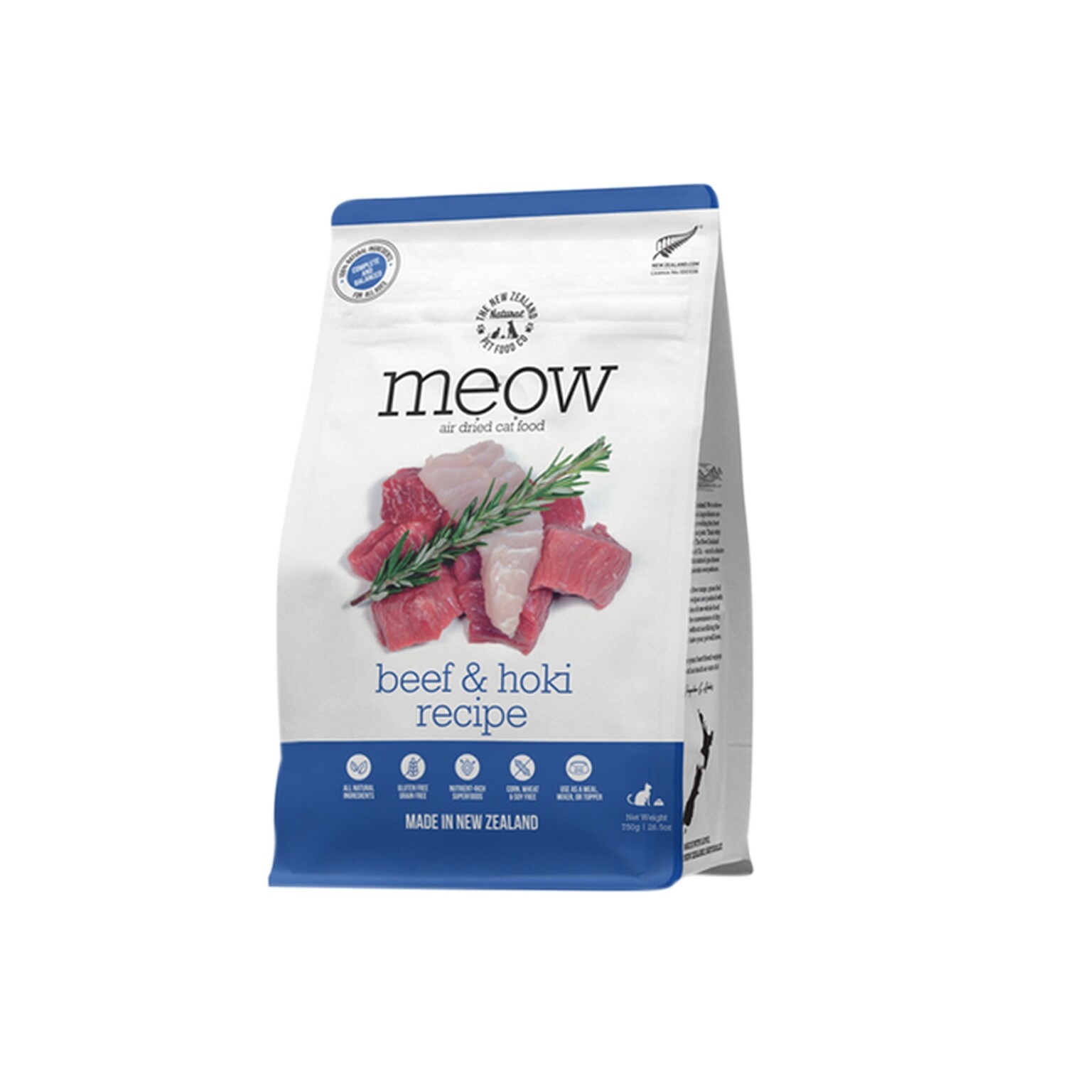 The NZ Natural Meow Air Dried Cat Food - Beef & Hoki-100g - 牛肉鳕鱼风干猫粮