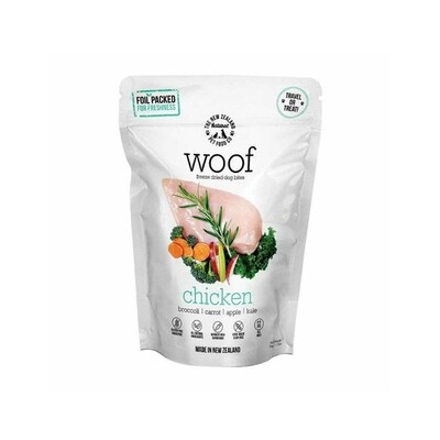 The NZ Natural Woof Freeze Dried Dog Food - Chicken