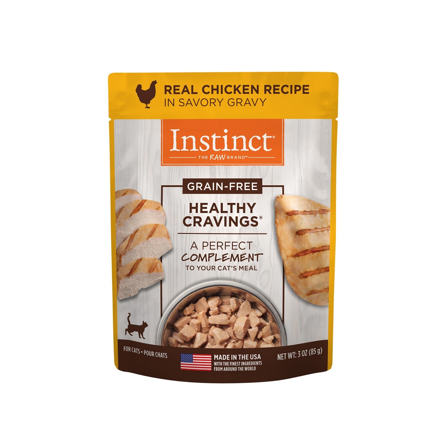 Instinct Healthy Cravings Real Chicken Recipe Cat Wet Food