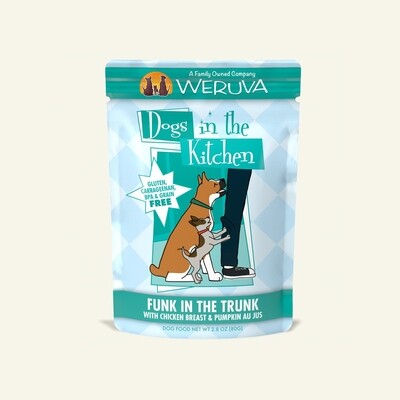 Weruva Funk in the Trunk Dog Wet Food-2.8oz - 鸡肉和南瓜味 狗狗餐包