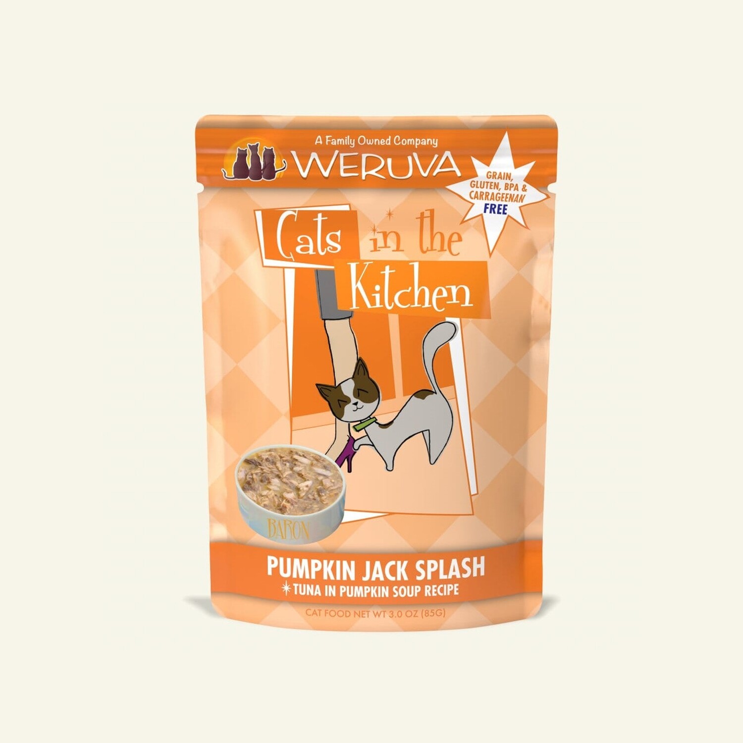 Weruva  Pumpkin Jack Splash For Cats - 3oz - 南瓜汤金枪鱼味 猫汤包