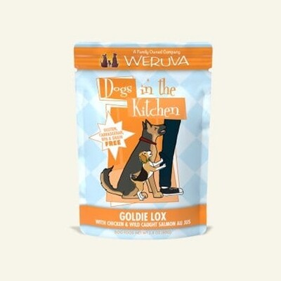 Weruva Goldie Lox Dog Wet Food-2.8oz - 鸡肉和野生鲑鱼味 狗狗餐包