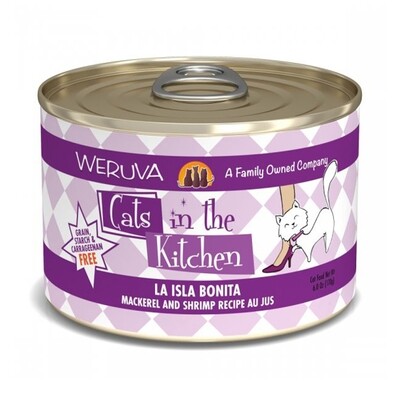 Weruva Cats in the Kitchen Isla Bonita Canned Cat Food-3.2oz - 鲭鱼猫罐头