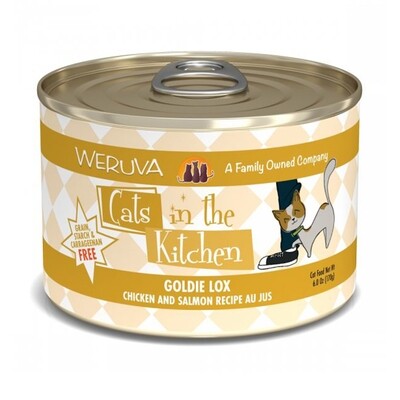 Weruva Cats in the Kitchen Goldie Lox Canned Cat Food-3.2oz - 鸡肉三文鱼猫罐头