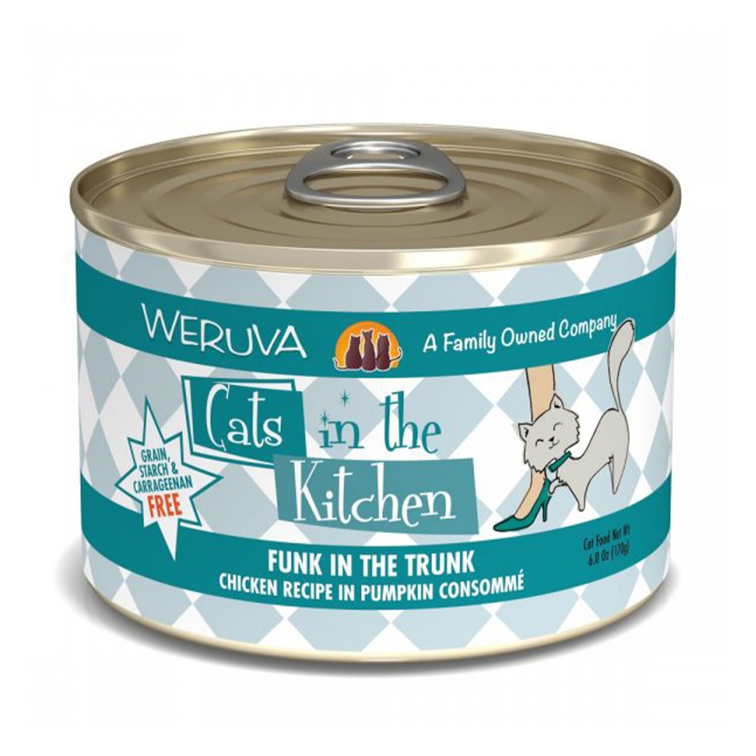 Weruva Cats in the Kitchen Funk in the Trunk Canned Cat Food-3.2oz - 鸡肉南瓜汤猫罐头