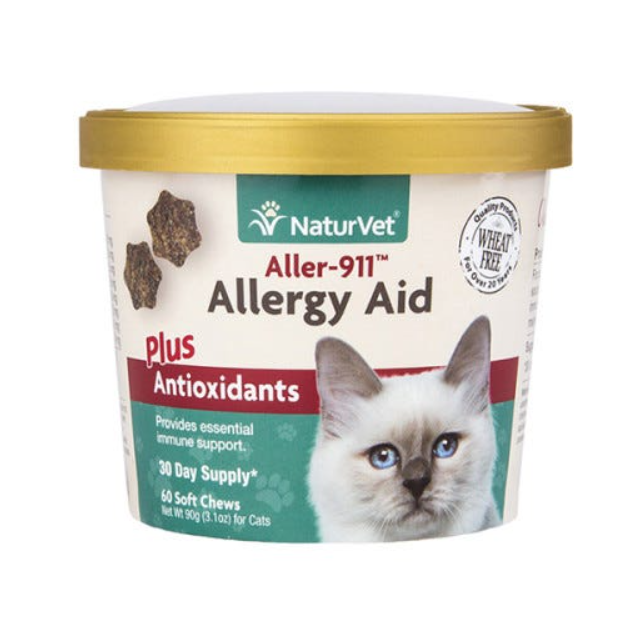 Naturvet Allergy Aid soft chew for cats - 60ct