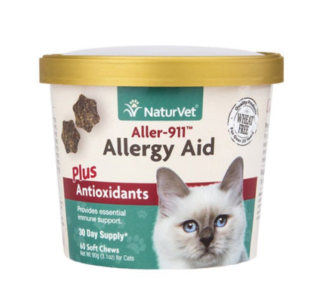 Naturvet 猫猫抗过敏软嚼片-60ct