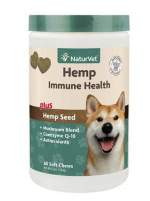 NaturVet Pet Hemp Immune Health for Dogs - 狗狗免疫力提升咀嚼片