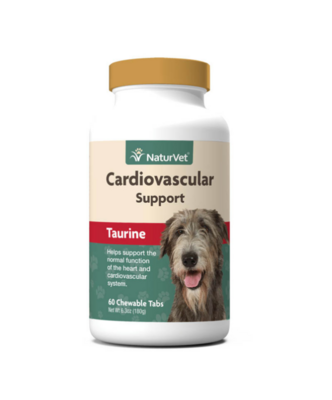 Naturvet Cardiovascular Support for Dogs - 60ct (BB APR 2024)