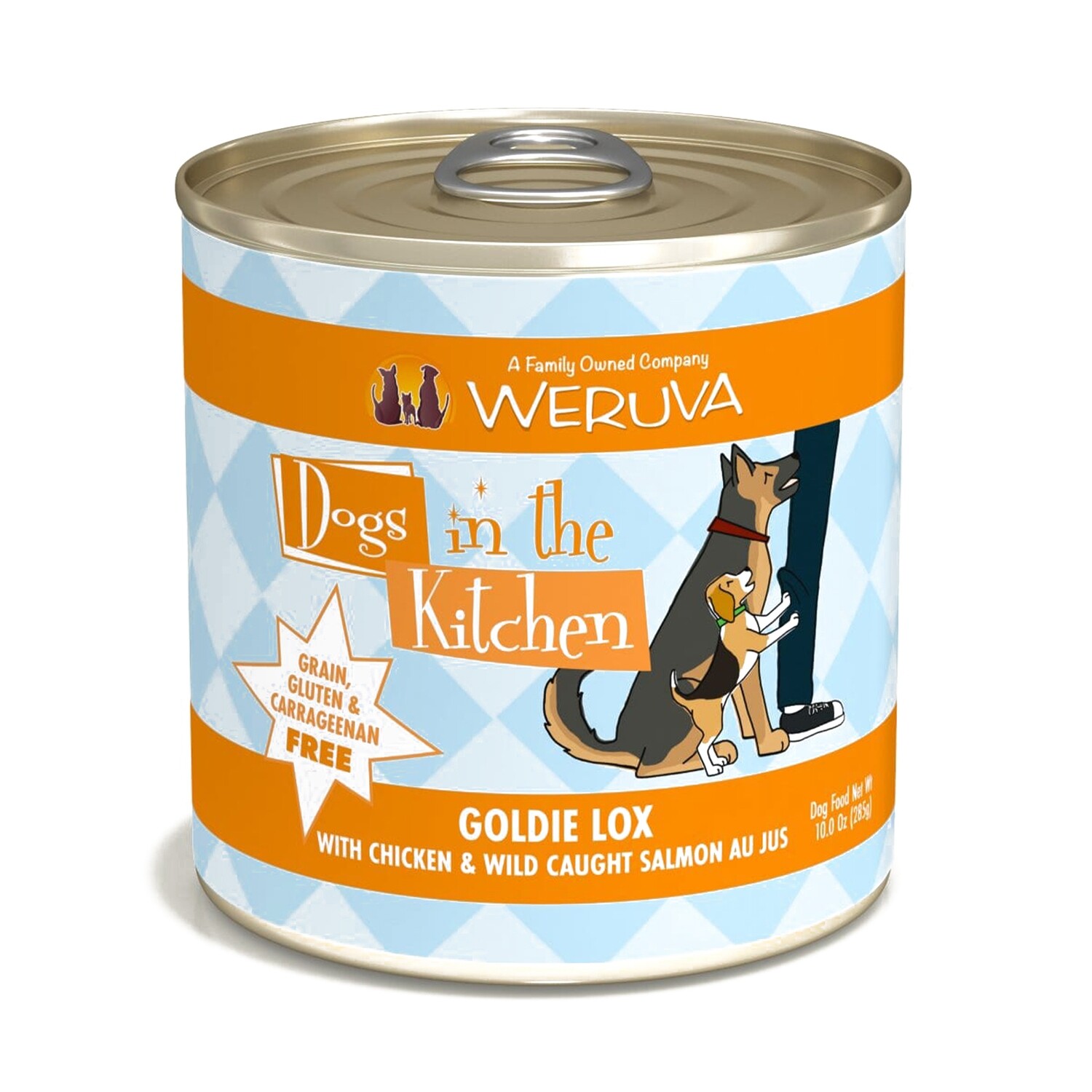Weruva Dogs in the Kitchen Chicken and Salmon Canned Dog Food-10oz