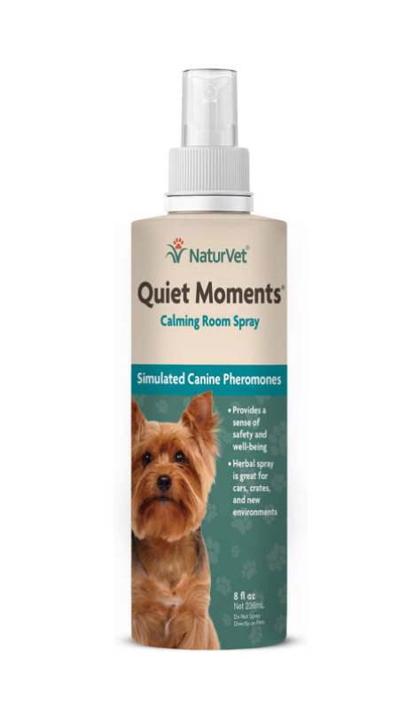 Naturvet Quiet Moments Herbal Calming Spray for Dogs
