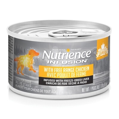 Nutrience Infusion Pâté with Free Range Chicken Dog Can-170g - 自由放养鸡肉狗罐头