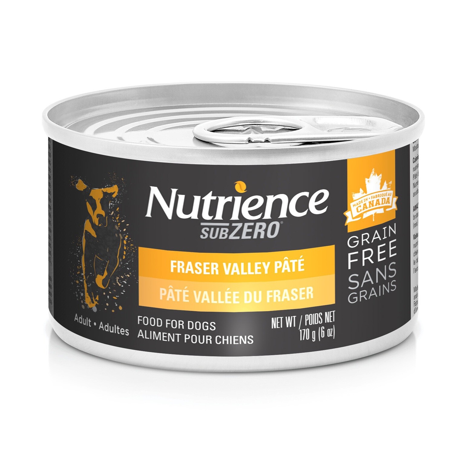 Nutrience Grain Free Subzero Pâté  Can- Fraser Valley Dog Can-170g - 无谷物主食犬狗罐头-弗雷泽谷