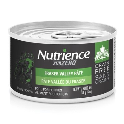 Nutrience Grain Free Subzero Pâté for Puppies Can - Fraser Valley-170g - 无谷主食幼犬罐头-弗雷泽谷
