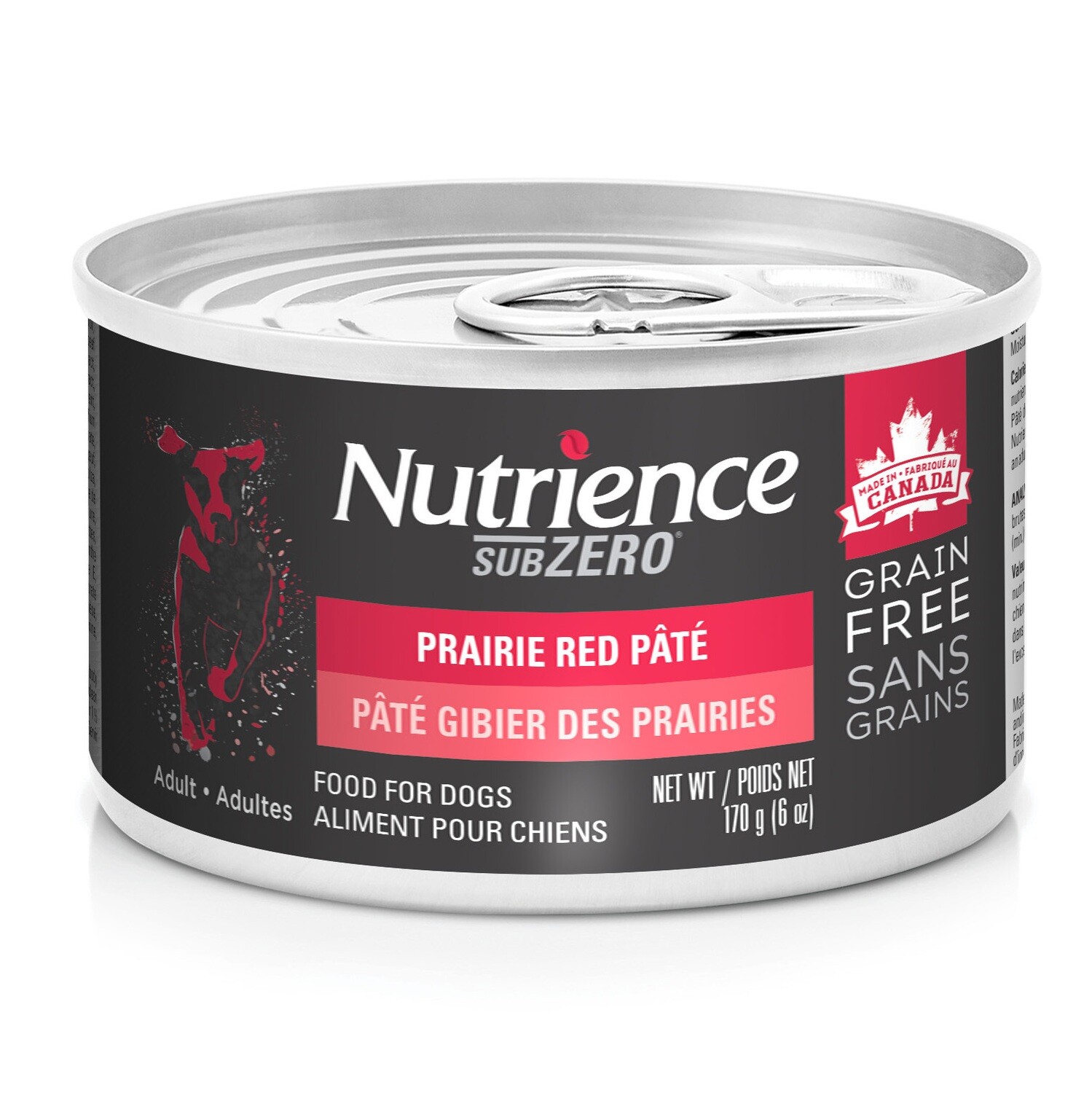 Nutrience Grain Free Subzero Pâté Dog Can - Prairie Red-170g - 无谷物主食犬狗罐头-草原红 ( BB 25 JUN 2023 )