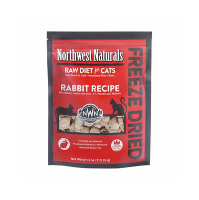 Northwest Natural FREEZE-DRIED RABBIT NIBBLES FOR CATS 11oz 兔肉冻干猫粮
