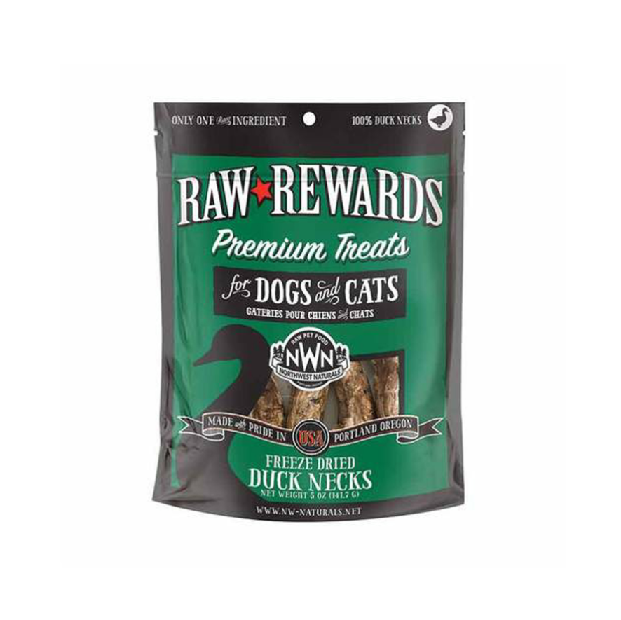 Northwest Naturals Freeze-Dried Duck Necks for Dogs & Cats