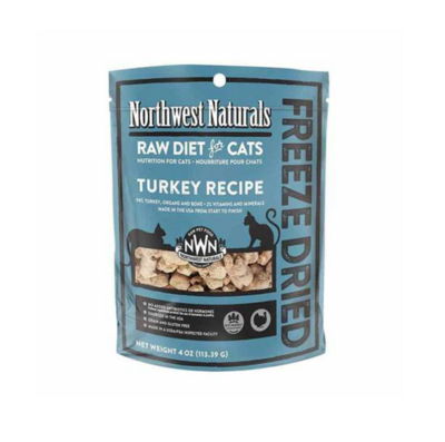 Northwest Natural  FREEZE-DRIED TURKEY NIBBLES FOR CATS -大西北火鸡肉冻干猫粮
