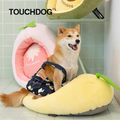 Touchdog Avocado Lemon Strawberry Pet Bed