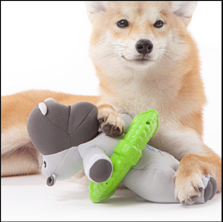 Touchdog mr.Hippo chew dog toy