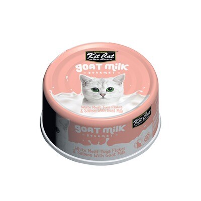 KitCat Goat Milk Cat Cans Tuna Flakes and Salmon with Goat Milk