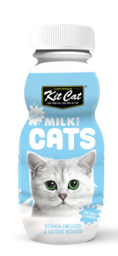 Kitcat 100% Natural Milk for Cats 250ml - 纯天然猫奶 (BB AUG 25 2022)