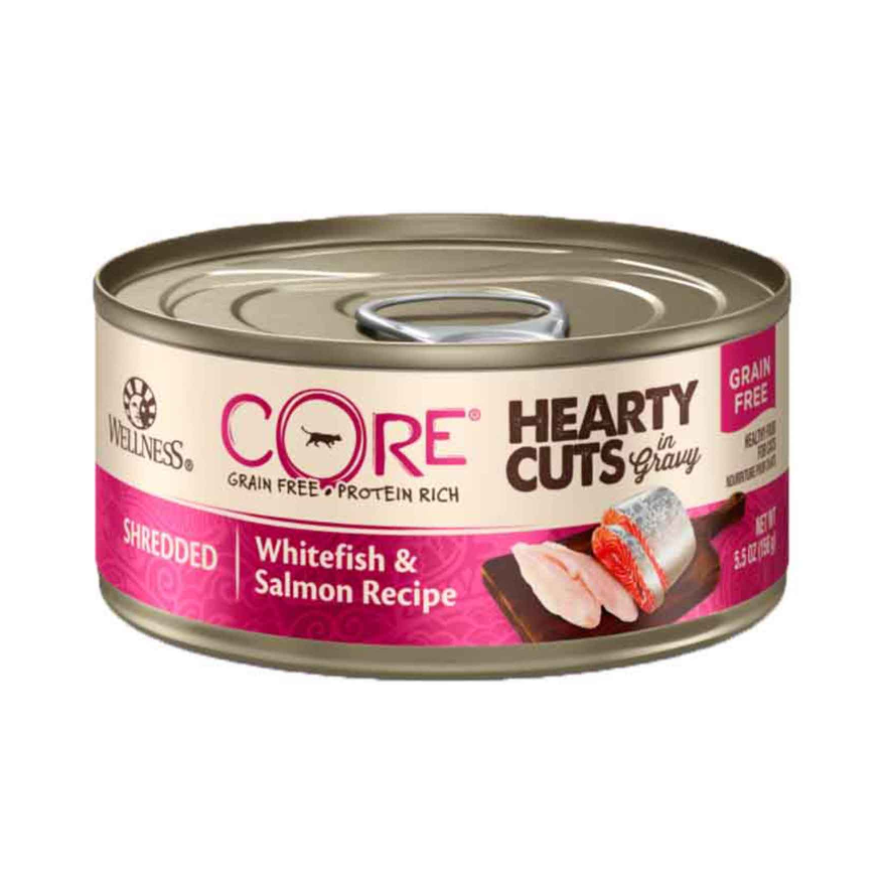 Wellness CORE Shredded Whitefish & Salmon Canned Cat Food