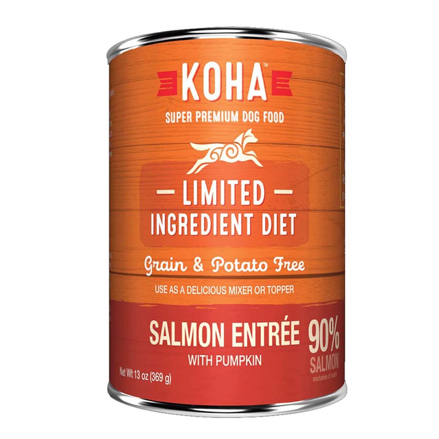KOHA LID90%salmon pate dog can food-12.7oz