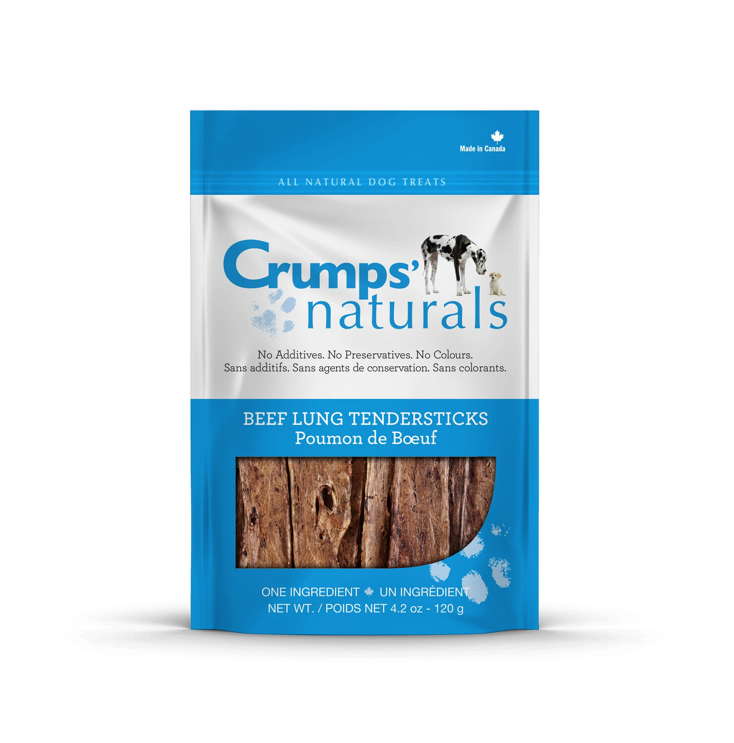 Crumps' Naturals BEEF TENDERSTICKS (Beef Lung)