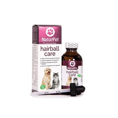 NATURPET Hairball Care for cats and dogs -  毛球护理 天然化毛助消化