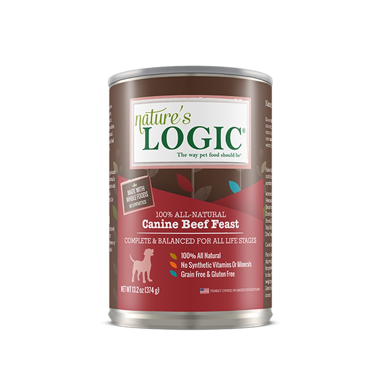 NATURE'S LOGIC - Canine Beef Feast Dog Can Food-13.2oz 狗狗牛肉罐头