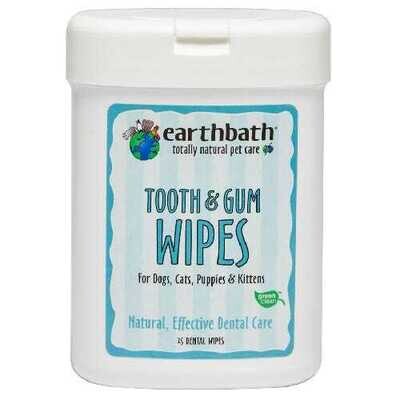 Earthbath Grooming Wipes Tooth and Gum - 洁齿湿巾猫狗通用