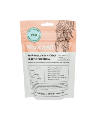 MicrocynAH Hairball Skin + Coat Formula for Cats - 120g
