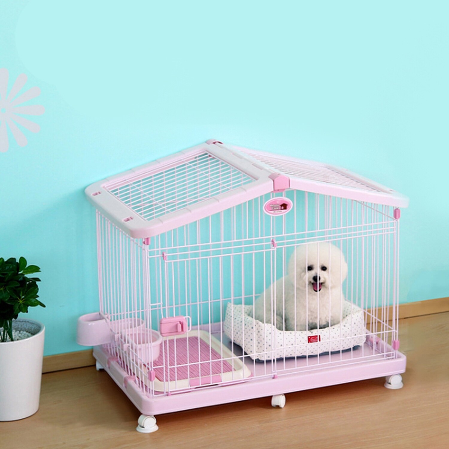 IRIS Dog luxury room type cage pet cage Large